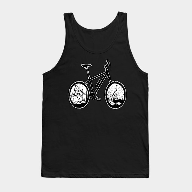 Bicycle Riding Cycle Tank Top by ShirtsShirtsndmoreShirts